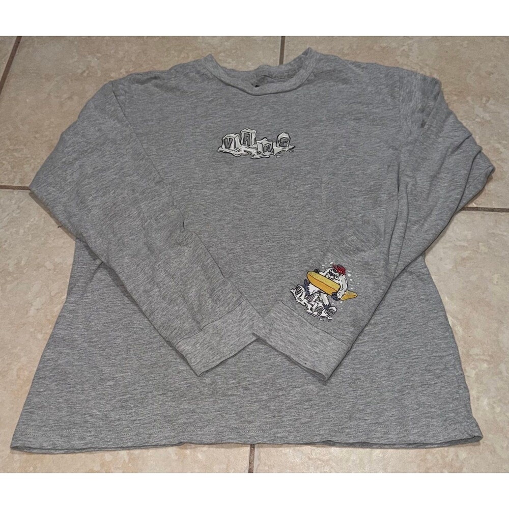 Vans Off The Wall Yeti Boys Long Sleeve T-Shirt